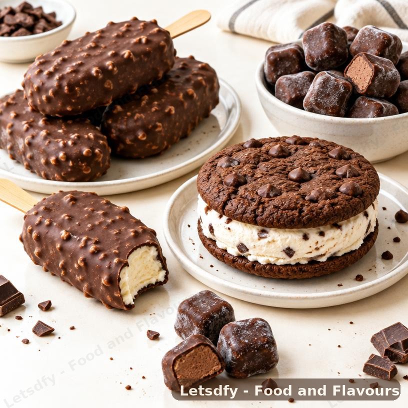 Chocolate-Coated Frozen Treats
